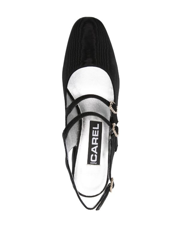 Banana Black  Mary Jane Sandals - Carel Paris - Liberty Shoes Australia