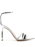 Linda Silver Embellished Sandals - Alexandre Vauthier - Liberty Shoes Australia