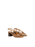 Copacabana Cognac Suede Sandals