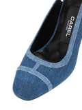 Alizee Denim Sling-Back Pumps