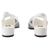 Peachy White Sling-Back