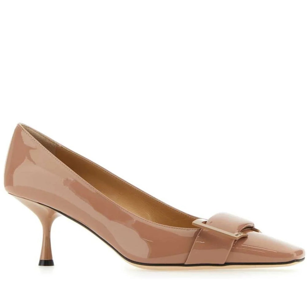 Sr Twenty Nude Patent Pump - Sergio Rossi - Liberty Shoes Australia