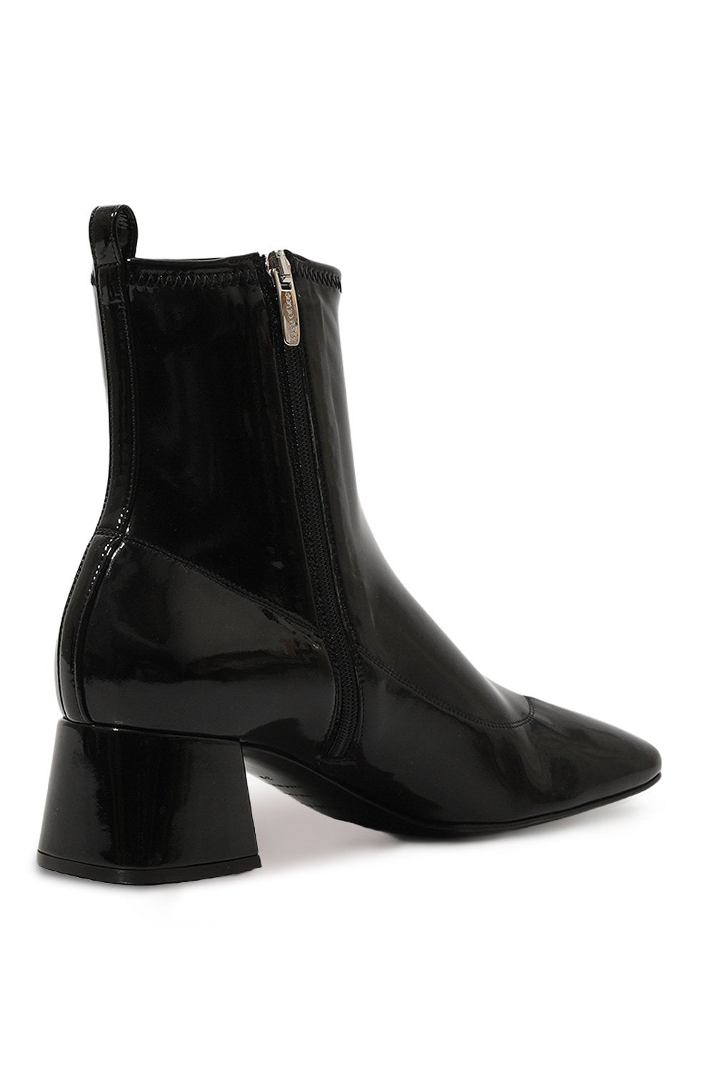 Sr Alicia Patent Black Boots - SERGIO ROSSI - Liberty Shoes Australia