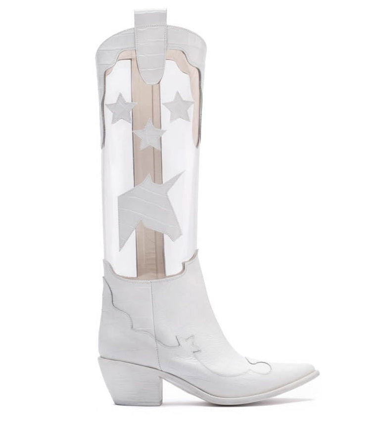 Amazon Croc Print Boots - Francesca Bellavitta - Liberty Shoes Australia