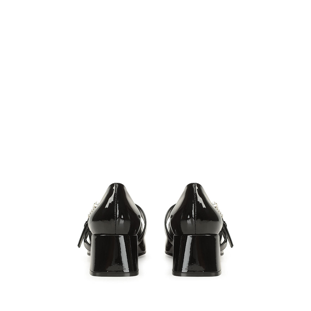 Sr Twenty Buckle Patent Mary Jane - SERGIO ROSSI - Liberty Shoes Australia
