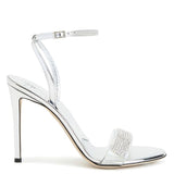 Erwan Silver Sandals - GIUSEPPE-ZANOTTI - Liberty Shoes Australia