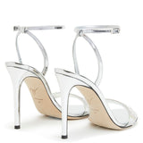 Erwan Silver Sandals - GIUSEPPE-ZANOTTI - Liberty Shoes Australia