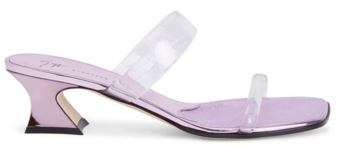 Aude Plexi Mule Sandals - GIUSEPPE-ZANOTTI - Liberty Shoes Australia