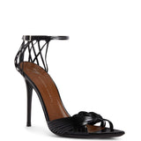 Intriigo Knot Black Sandals