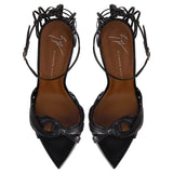 Intriigo Knot Black Sandals