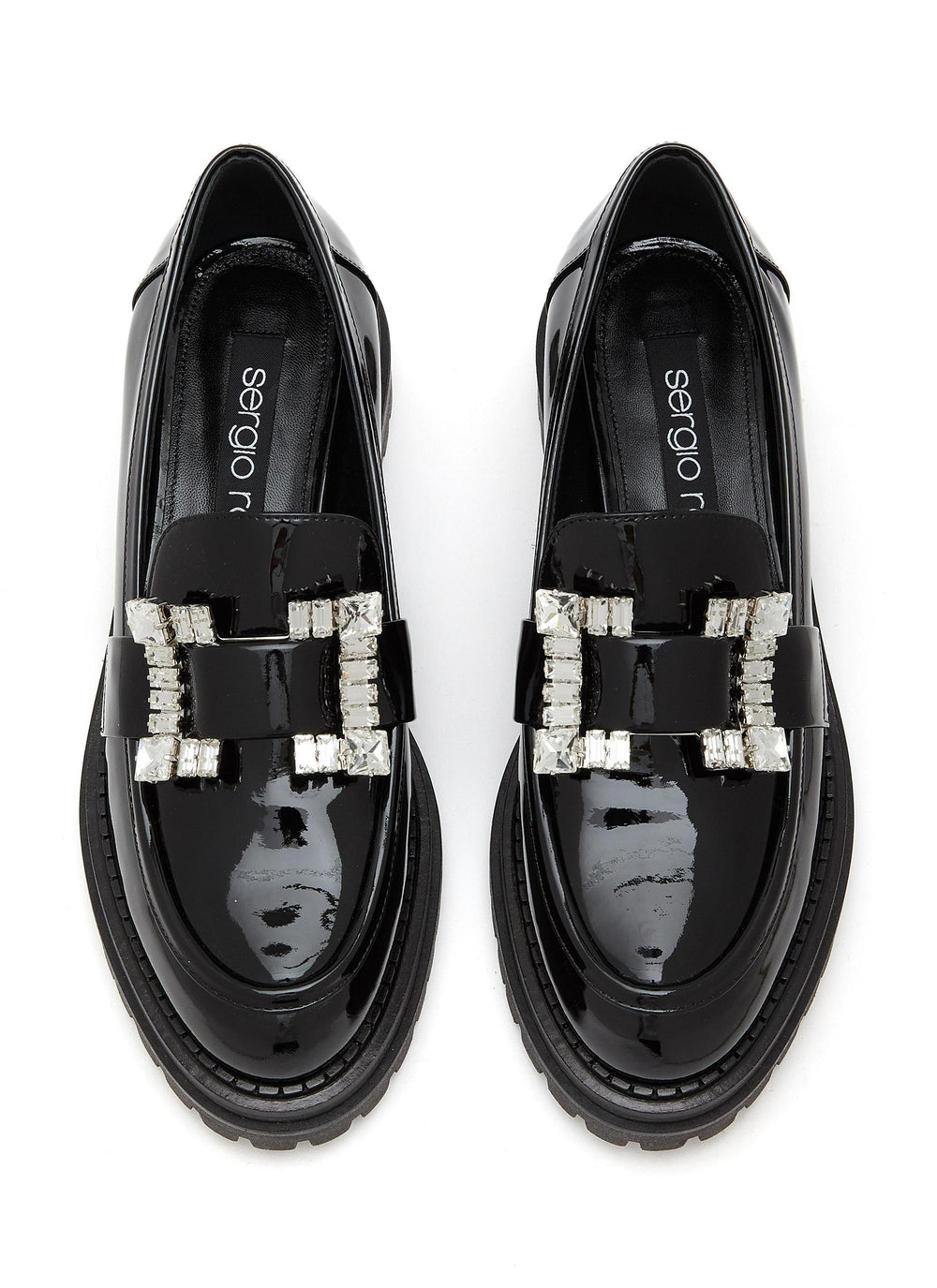 Sr Prince Pentent Leather Loafers - Sergio Rossi - Liberty Shoes Australia
