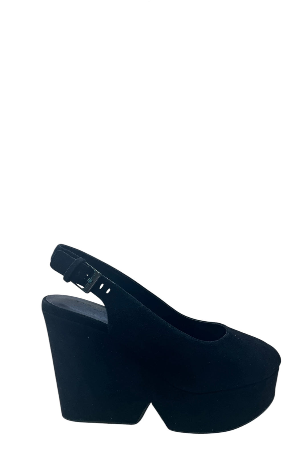 Dylan2 Black Suede Wedge (carry over style)