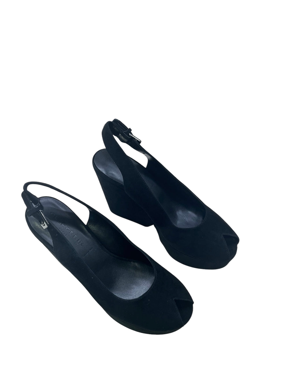 Dylan2 Black Suede Wedge (carry over style)