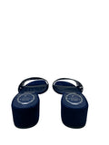 Ginger Navy Strass Slip-On Sandals - Rene Caovilla - Liberty Shoes Australia