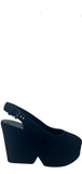 Dylan2 Black Suede Wedge (carry over style)