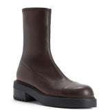 Junney Brown Leather Boots