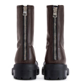 Junney Brown Leather Boots