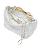 Jessie Silver Crystal Bag - GEDEBE - Liberty Shoes Australia
