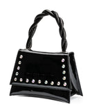 Kaia Black Patent Bag - Francesca Bellavitta - Liberty Shoes Australia