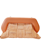 Tia Apricot Woven Bag - Themoire - Liberty Shoes Australia