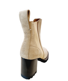 Mallory Nude Suede Boots - see by chloe - Liberty Shoes Australia