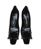 Sr Twenty Black Velvet Pumps - SERGIO ROSSI - Liberty Shoes Australia