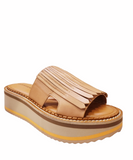 Fama Tan Mule Sandals - Clergerie - Liberty Shoes Australia