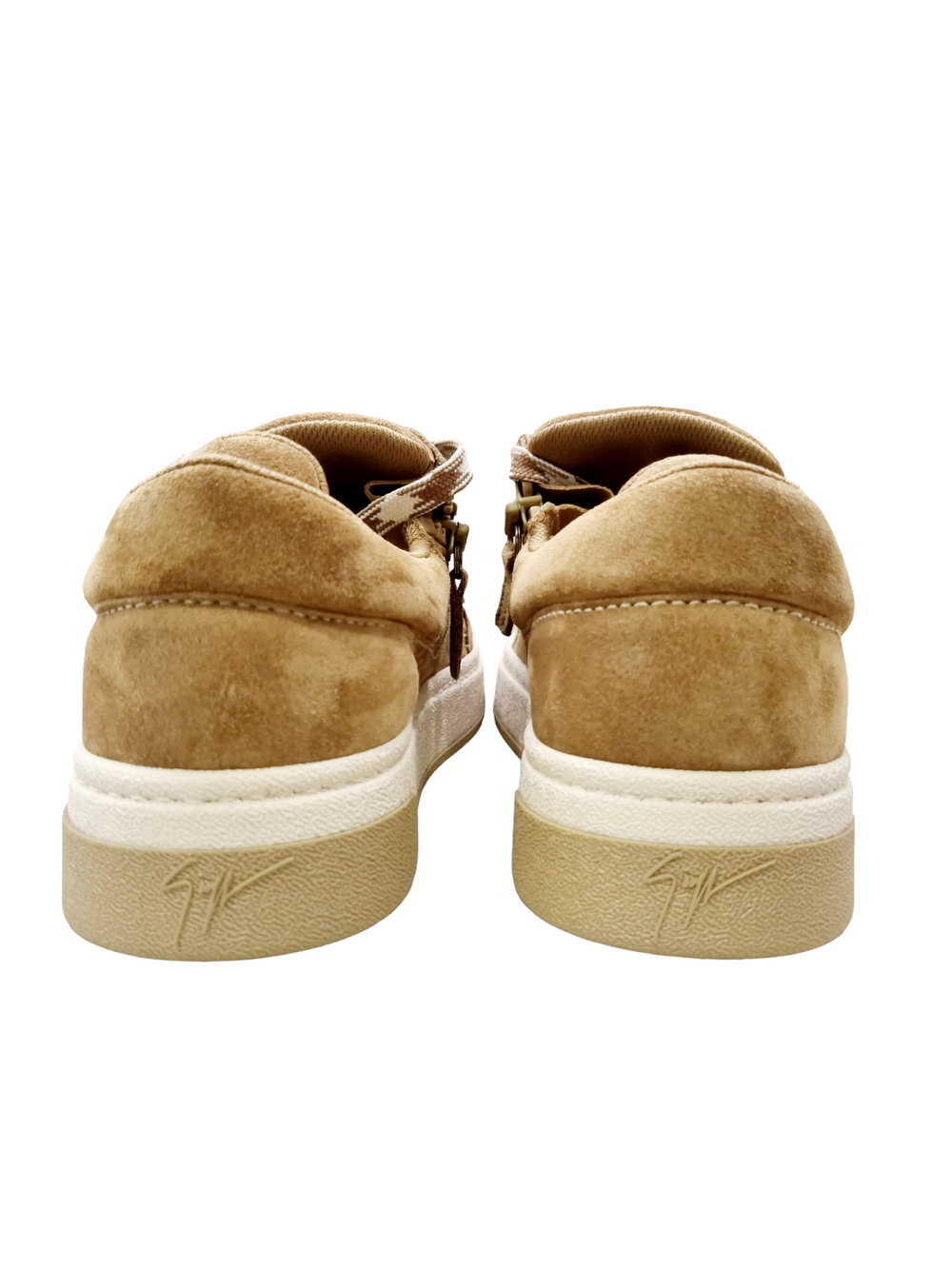 Gz94 Tan Suede Sneakers - GIUSEPPE-ZANOTTI - Liberty Shoes Australia