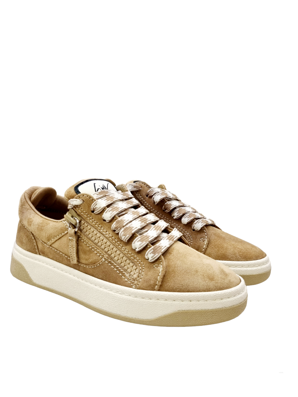 Gz94 Tan Suede Sneakers - GIUSEPPE-ZANOTTI - Liberty Shoes Australia