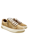 Gz94 Tan Suede Sneakers - GIUSEPPE-ZANOTTI - Liberty Shoes Australia