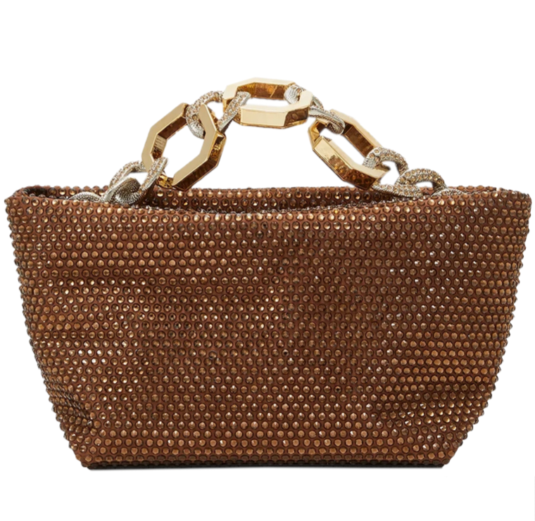 Jessie Bronze Crystal Bag - GEDEBE - Liberty Shoes Australia