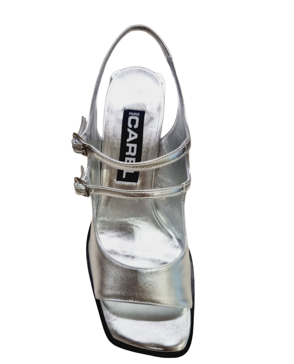 Vendome Silver Leather Sandals - Carel Paris - Liberty Shoes Australia
