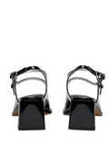 Bercy Black Patent leather Sandals - Carel Paris - Liberty Shoes Australia