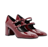 Alice Burgundy Patent Leather Mary Jane - Carel Paris - Liberty Shoes Australia