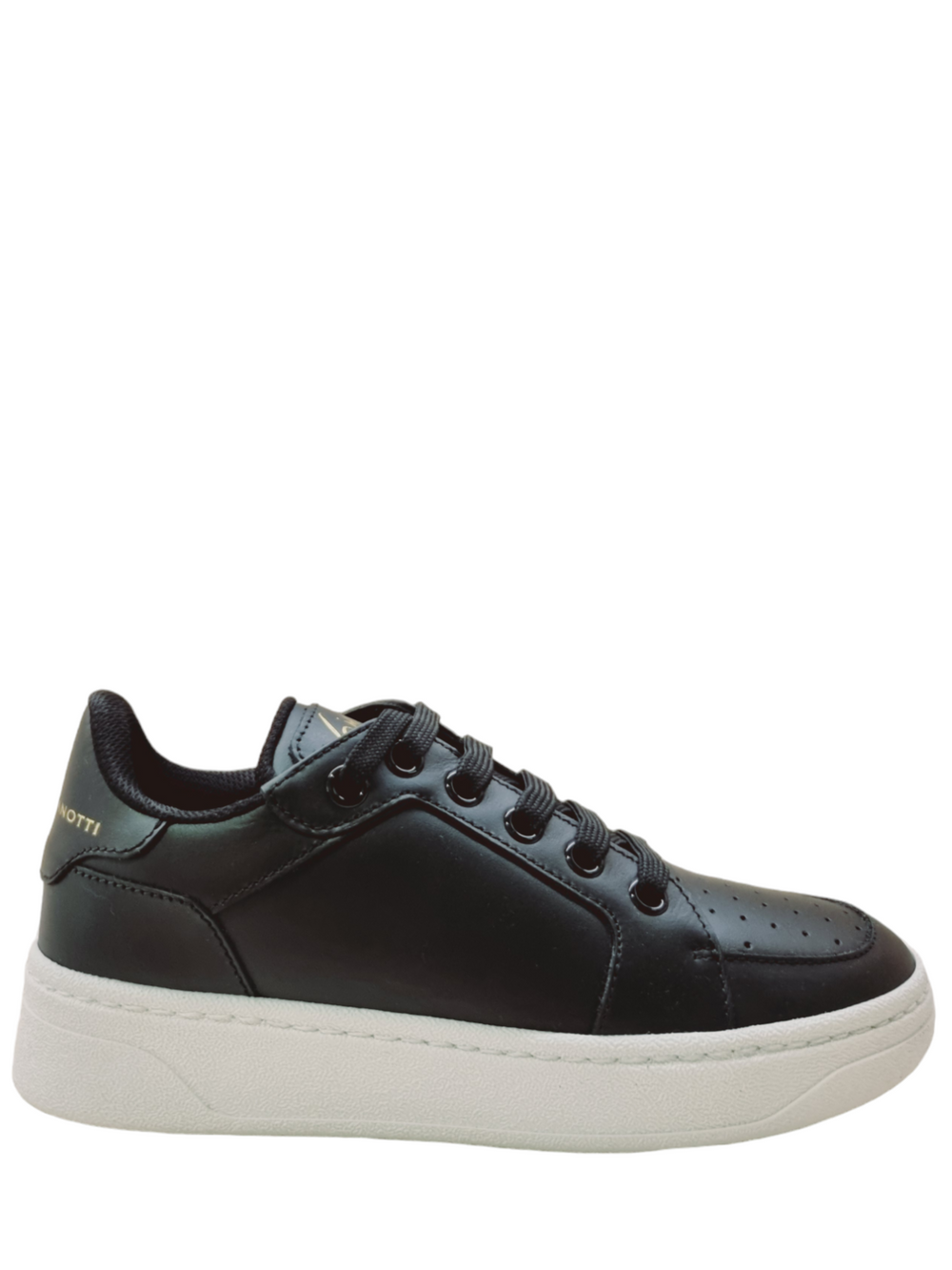 Gz94 Black Leather Sneakers - GIUSEPPE-ZANOTTI - Liberty Shoes Australia
