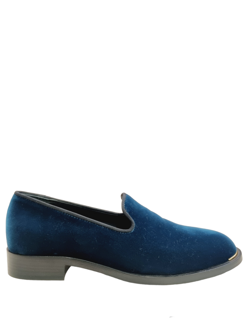Lyidia Teal Velvet Loafers - GIUSEPPE-ZANOTTI - Liberty Shoes Australia