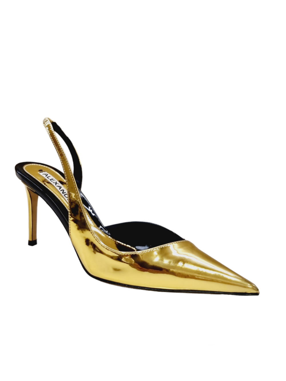 Raquel Gold Sling-back Sandals - Alexandre Vauthier - Liberty Shoes Australia