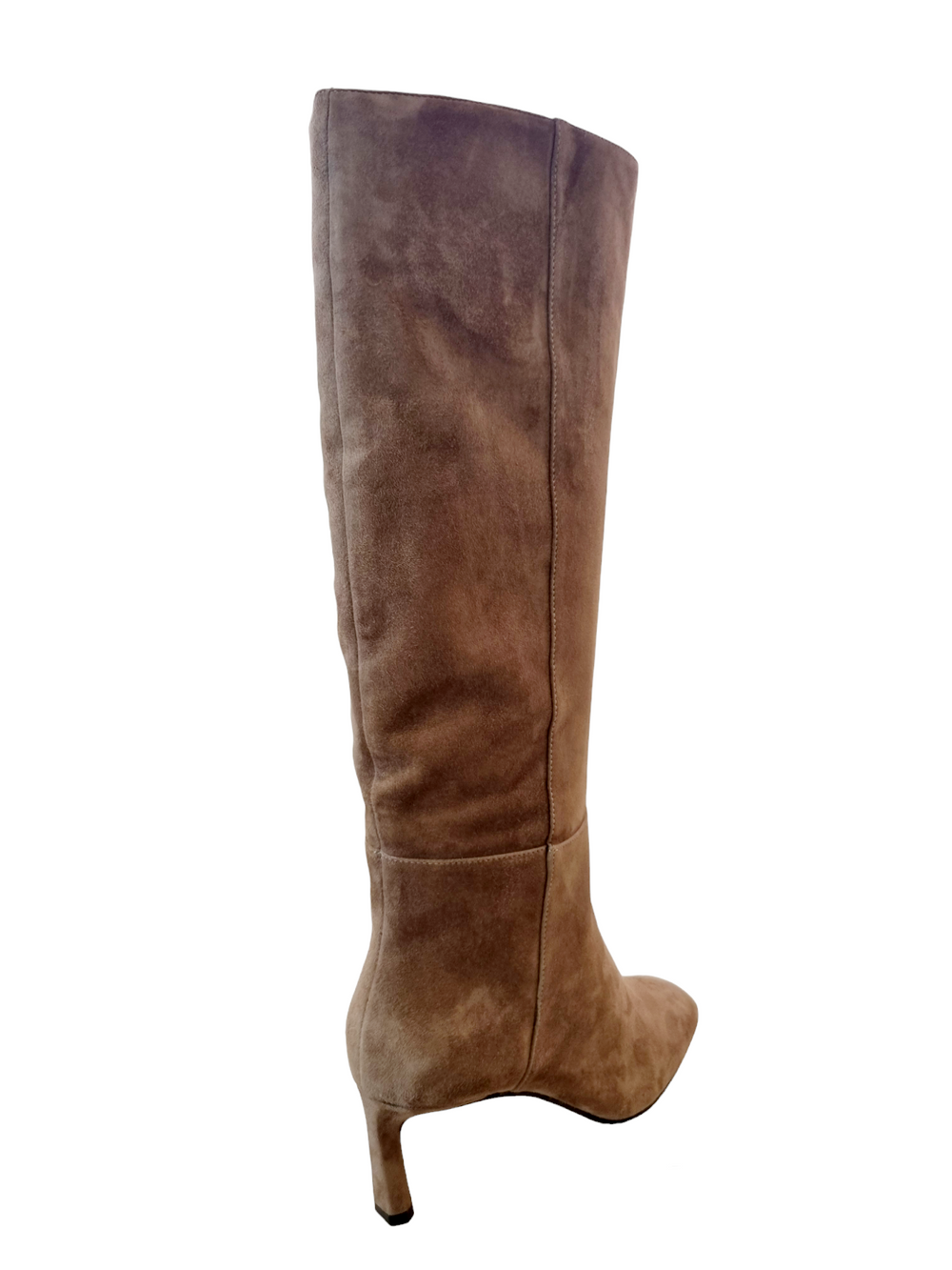 Sr Kim Beige knee-high Suede Boots - SERGIO ROSSI - Liberty Shoes Australia