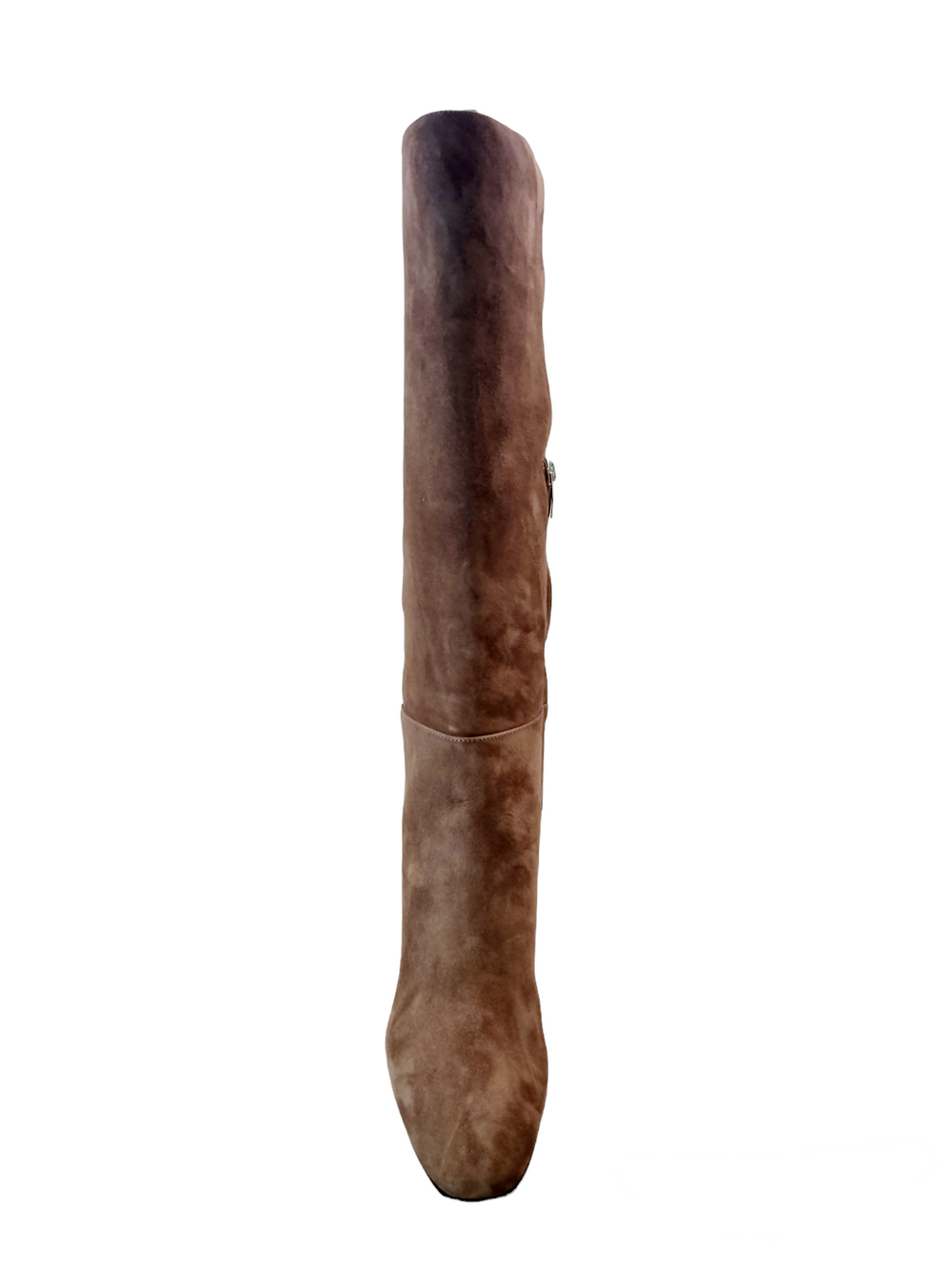 Sr Kim Beige knee-high Suede Boots - SERGIO ROSSI - Liberty Shoes Australia