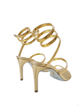 Juniper Gold Metal Sandals - Rene Caovilla - Liberty Shoes Australia