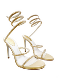 Cleo Gold Strass Sandals - Rene Caovilla - Liberty Shoes Australia