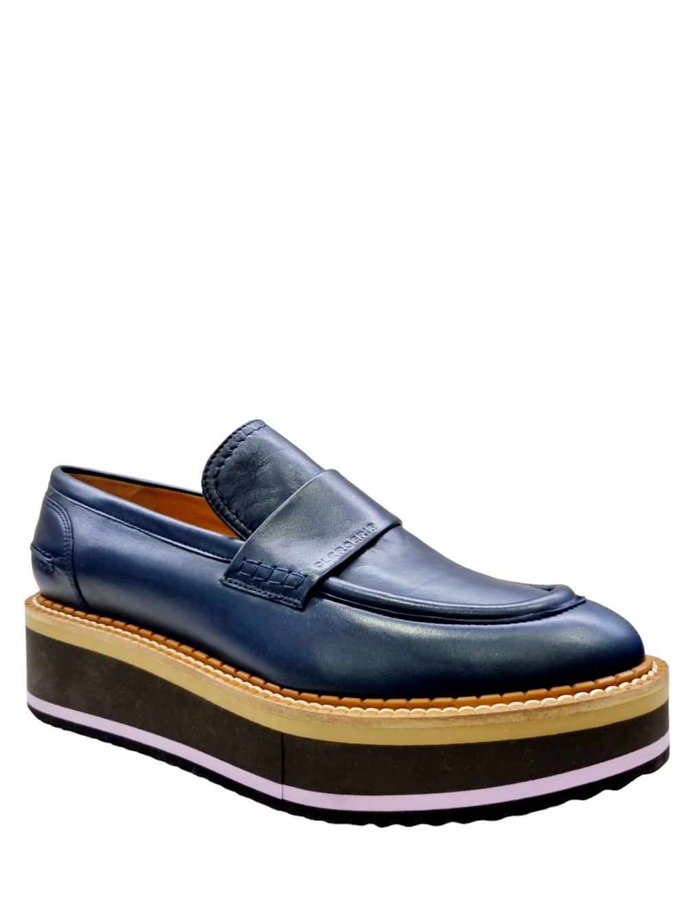 Bahati Navy Loaders - Clergerie - Liberty Shoes Australia