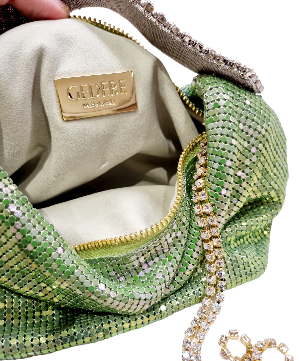 Jill Lime/Pink Mesh Metal Bag – Liberty Shoes Australia