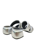 SR Spongy Silver 045 - SERGIO ROSSI - Liberty Shoes Australia