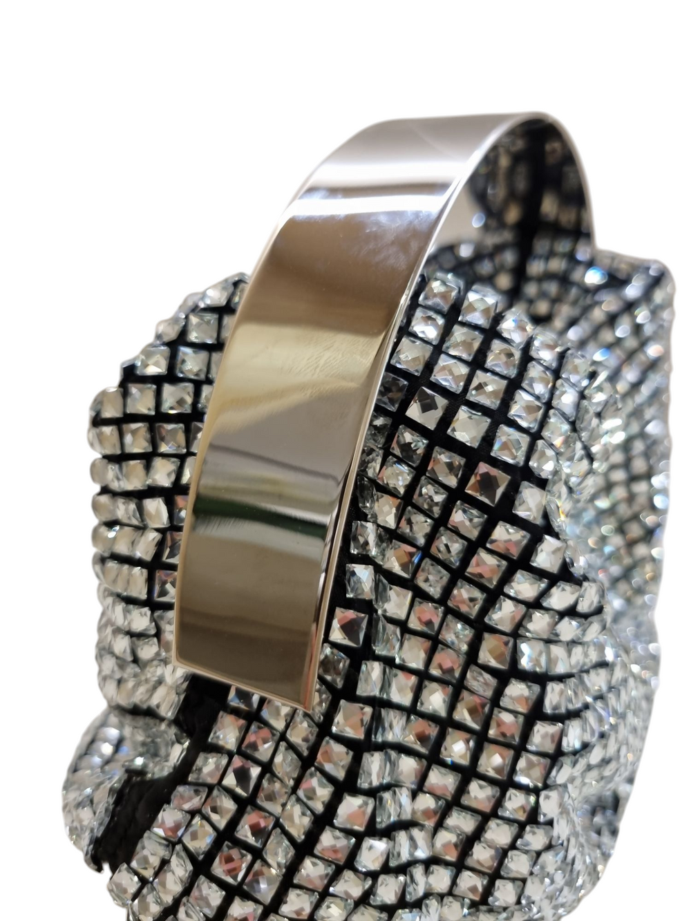 Clo Crystal Silver Bag (carryover style) - GEDEBE - Liberty Shoes Australia