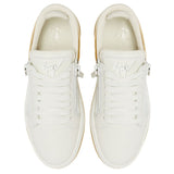 Gz94 White Leather Sneakers - GIUSEPPE-ZANOTTI - Liberty Shoes Australia