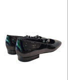 Sr Alicia Flat Patent Ballerina - Sergio Rossi - Liberty Shoes Australia