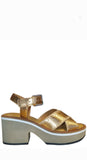CharlisR Metal Desert Sandal (carry over style) - Clergerie - Liberty Shoes Australia