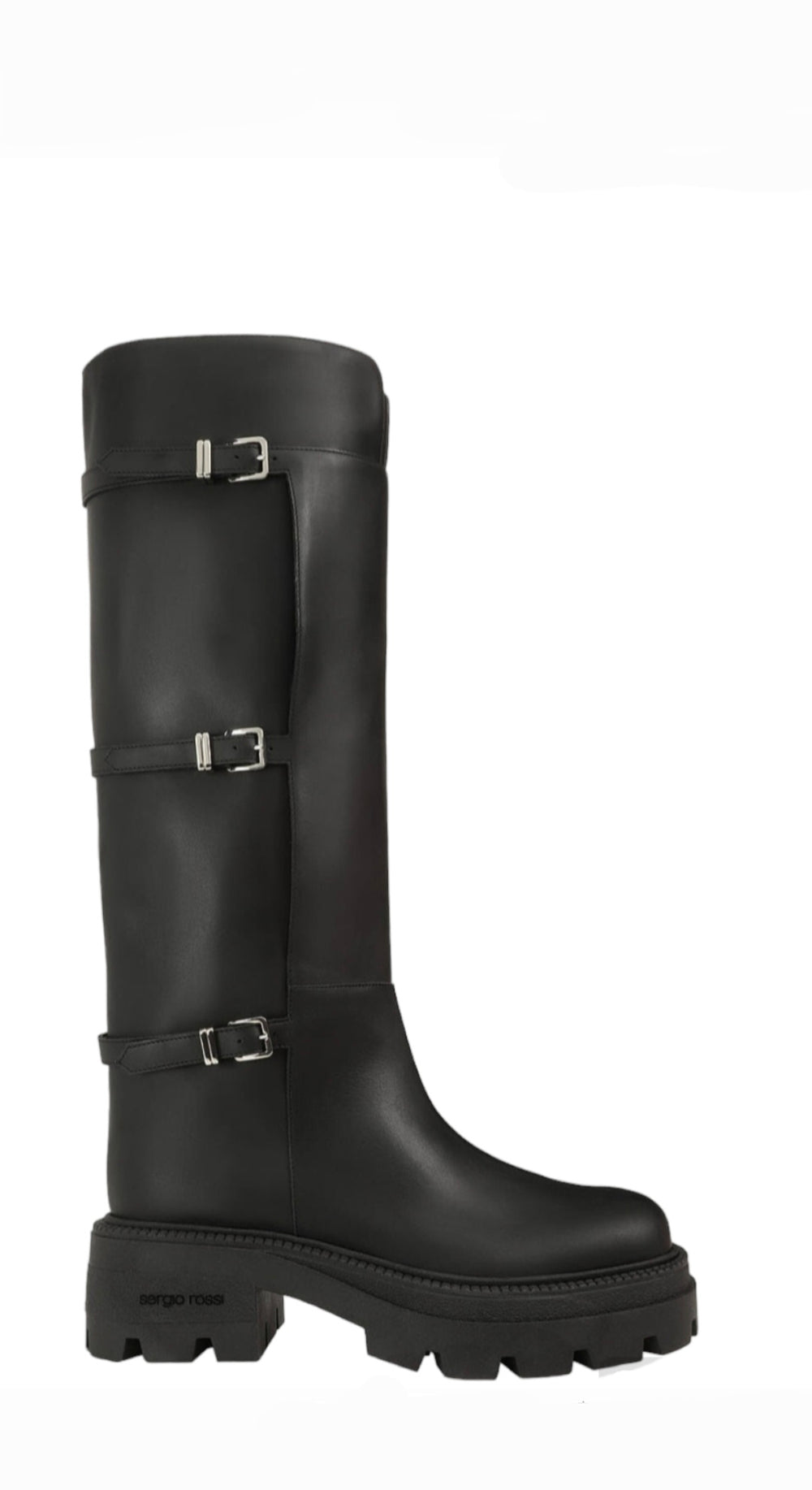 SR Thalestris Black Boots - SERGIO ROSSI - Liberty Shoes Australia