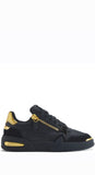 Gz Ghost Black Leather Sneakers